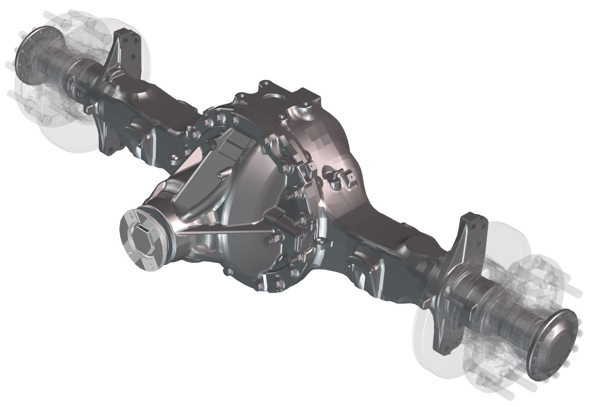 Rear Axle Loading P13180C REAR DRIVEN AXLE | SACOM